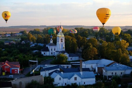 Полеты на воздушном шаре в Суздале